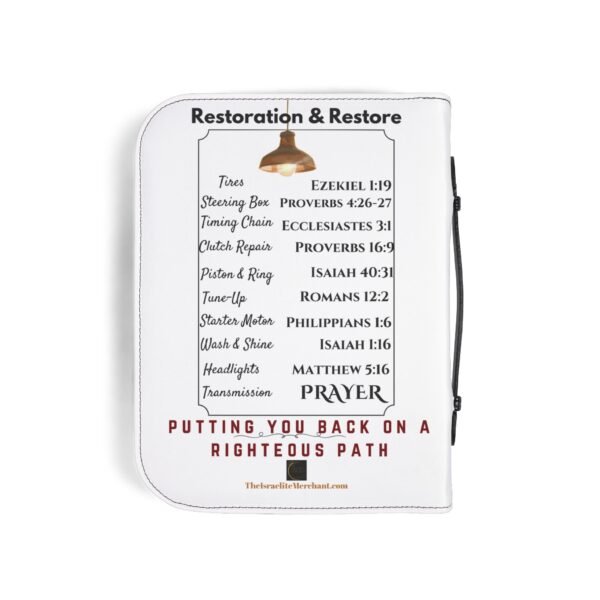 The Redeemer’s Soul Repair™ Bible Cover – White Edition