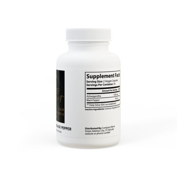 The Israelite Merchant™ | Ashwagandha + Black Pepper Calm + Clarity™ – 60 Capsules