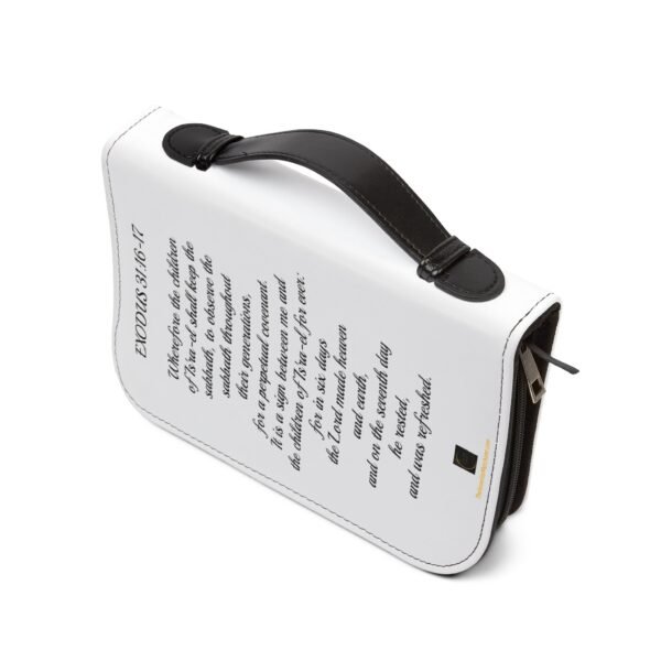 Keep the Sabbath Day Holy™ Bible Cover – White Edition