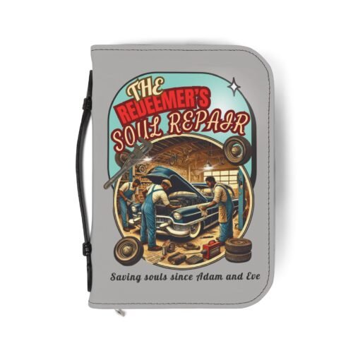 The Redeemer’s Soul Repair™ Bible Cover – Gray Edition