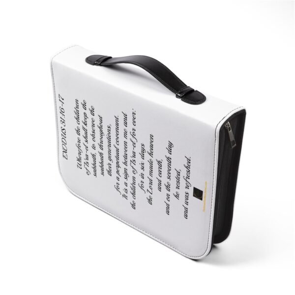 Keep the Sabbath Day Holy™ Bible Cover – White Edition