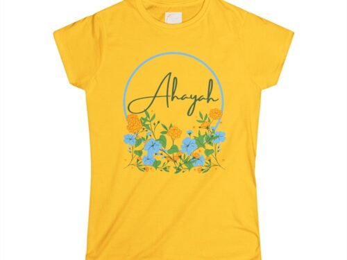 “Ahayah” Women’s Softstyle Tee™ I Am Clothing by The Israelite Merchant™