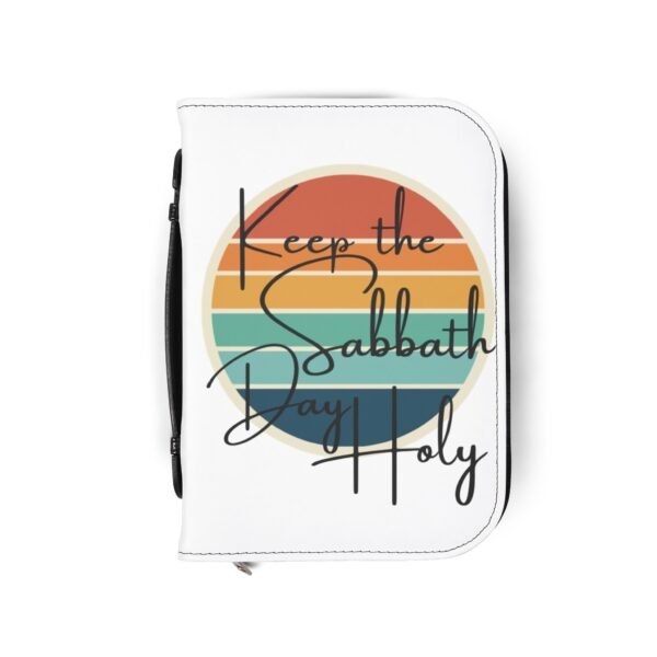 Keep the Sabbath Day Holy™ Bible Cover – White Edition