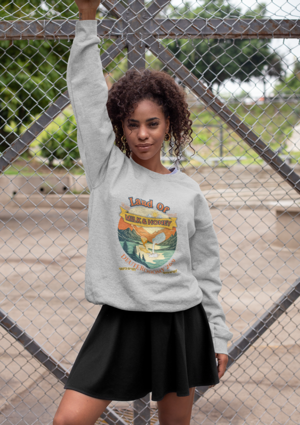 "Land of Milk and Honey™ | Premium Crewneck"