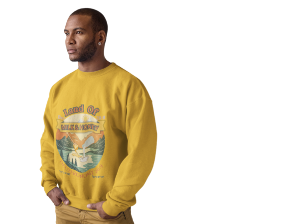 "Land of Milk & Honey™" | Premium Crewneck"