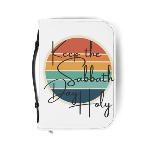 Keep the Sabbath Day Holy™ Bible Cover – White Edition
