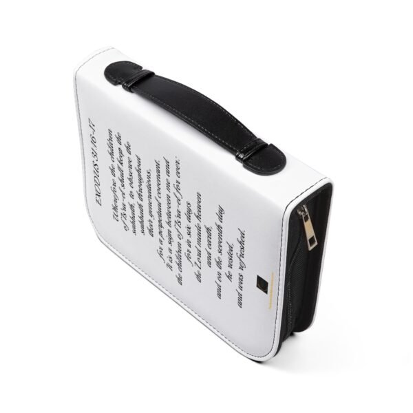 Keep the Sabbath Day Holy™ Bible Cover – White Edition