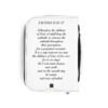 Keep the Sabbath Day Holy™ Bible Cover – White Edition