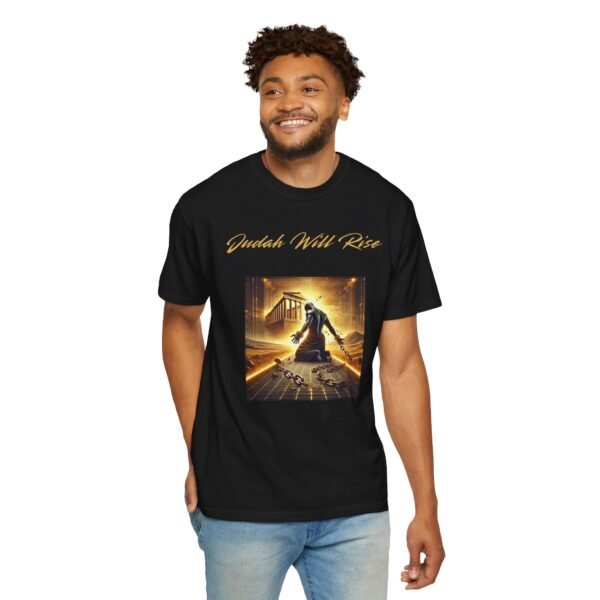 Judah Will Rise™ Unisex Garment-Dyed T-Shirt | Inspirational Graphic Tee