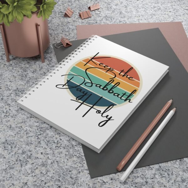 Keep the Sabbath Day Holy™ Spiral Notebook