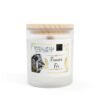 The Israelite Merchant™ Fraser Fir Bible Verse Candle – 11oz Frosted Glass with Wooden Wick | Scripture Candle for Set-Apart Living & Holy Day Peace