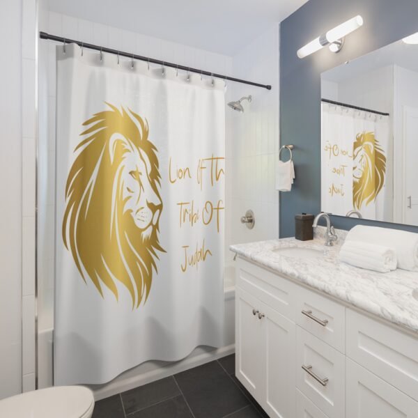 "Lion of The Tribe of Judah Shower Curtain
