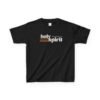 Kids Holy Spirit Tee - Proverbs 3:24 Black Cotton T-Shirt