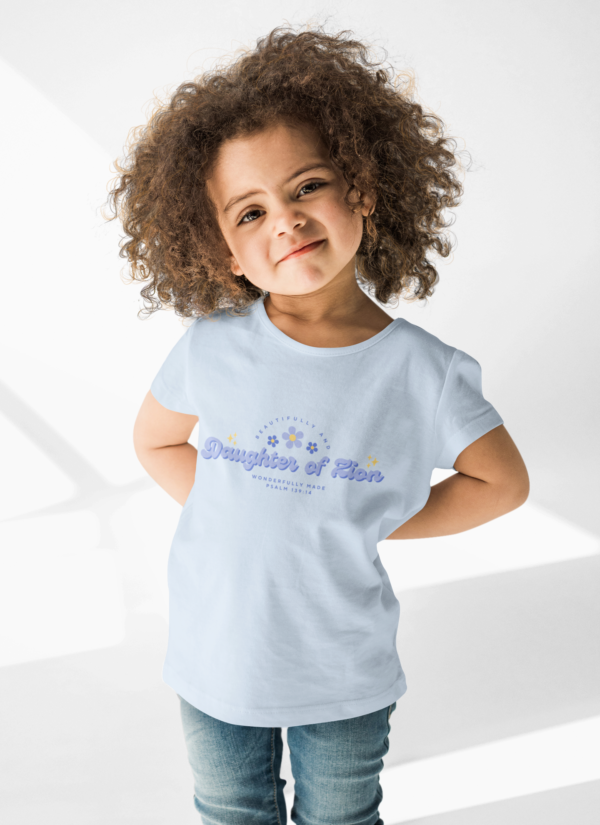 'Daughter of Zion' Floral Design |Toddler T-Shirt by The Israelite Merchant™
