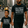 I’MA KEEP IT 144,000 WITH YOU™ Kids Heavy Cotton Tee by The Israelite Merchant™