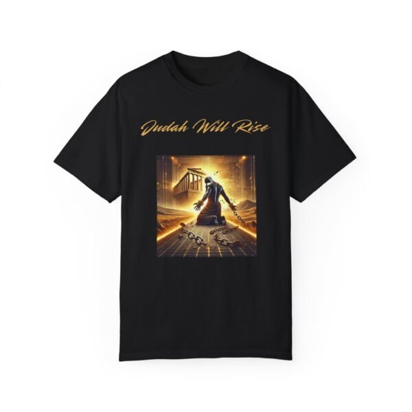 Judah Will Rise™ Unisex Garment-Dyed T-Shirt | Inspirational Graphic Tee