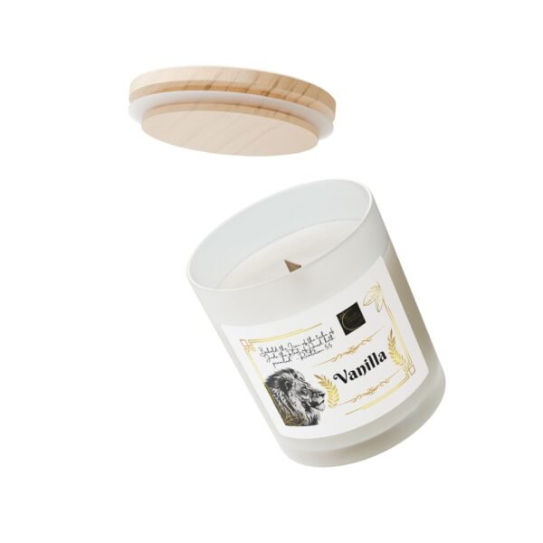 The Israelite Merchant™ Vanilla Scented Frosted Candle, 11oz