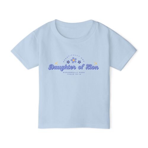 'Daughter of Zion' Floral Design |Toddler T-Shirt by The Israelite Merchant™