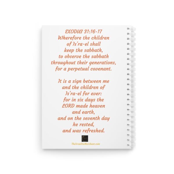 Keep the Sabbath Day Holy™ Spiral Notebook