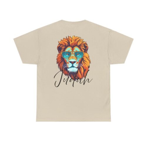 "Judah" Lion Shades Tee Unisex Heavy Cotton Shirt By The Israelite Merchant™