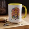 Colorful Judah Lion Coffee Mug - 11oz & 15oz