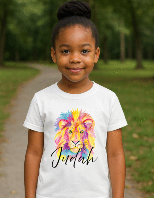 "Judah" Colorful Toddler Tee – By The Israelite Merchant™