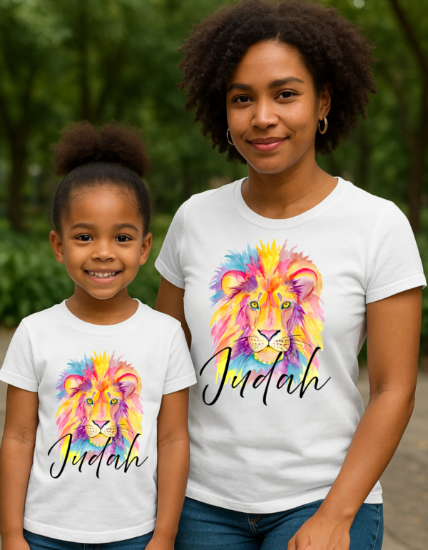 "Judah" Colorful Toddler Tee – By The Israelite Merchant™