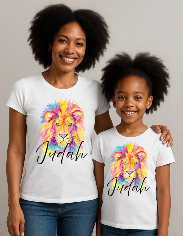 "Judah" Colorful Toddler Tee – By The Israelite Merchant™