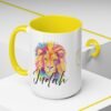 Colorful Judah Lion Coffee Mug - 11oz & 15oz