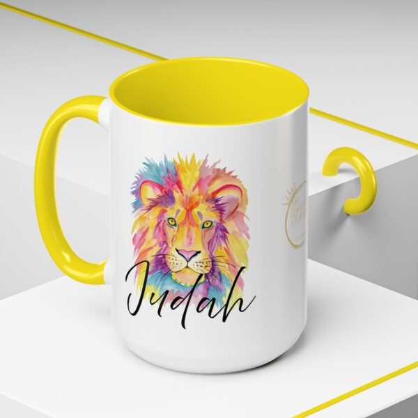 Colorful Judah Lion Coffee Mug - 11oz & 15oz