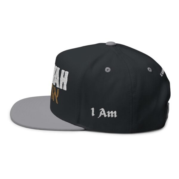 "AHAYAH & EXODUS 3:14" Statement Hat Embroidered Flat Bill Cap by The Israelite Merchant™