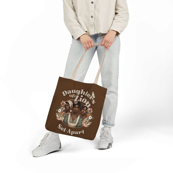 Canvas Tote Bag – Daughters of Zion, Set-Apart design