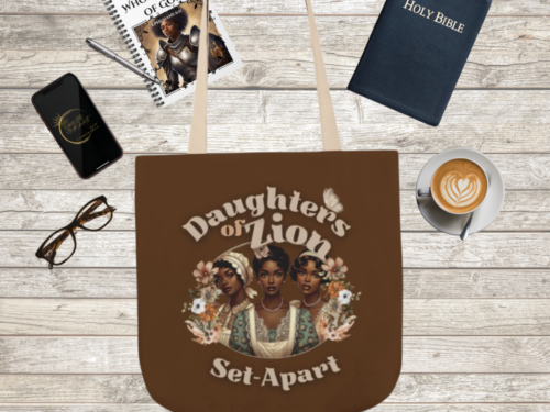 Canvas Tote Bag – Daughters of Zion, Set-Apart design