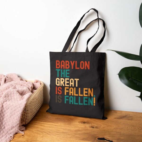 Babylon Has Fallen Tote Bag – Black or Natural