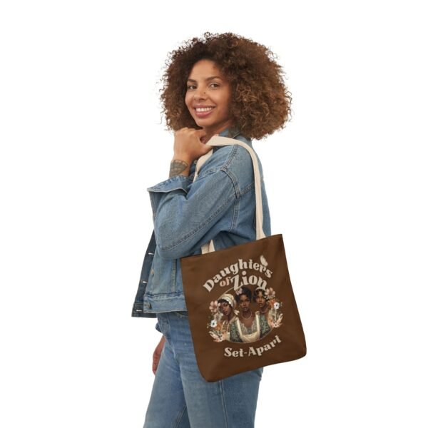 Canvas Tote Bag – Daughters of Zion, Set-Apart design