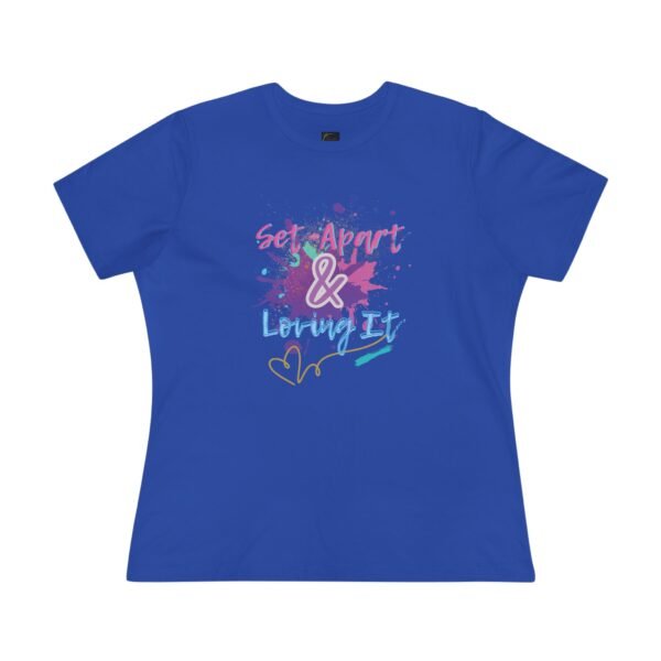 "Set Apart & Loving It" By The Israelite Merchant™ Israelite Faith-Based Streetwear – Modest Set-Apart Tee – 2 Corinthians 6:17, Gift for Her
