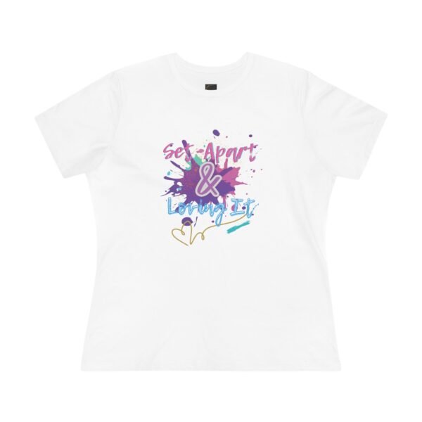 "Set Apart & Loving It" By The Israelite Merchant™ Israelite Faith-Based Streetwear – Modest Set-Apart Tee – 2 Corinthians 6:17, Gift for Her