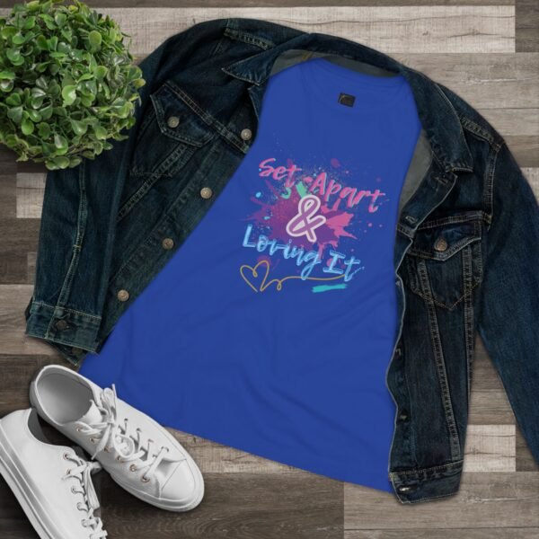 "Set Apart & Loving It" By The Israelite Merchant™ Israelite Faith-Based Streetwear – Modest Set-Apart Tee – 2 Corinthians 6:17, Gift for Her