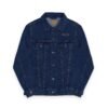 "All Praises to the Most High" Denim Jacket | White Denim & Classic Blue | Unisex | Embroidered | Set-Apart Statement Piece