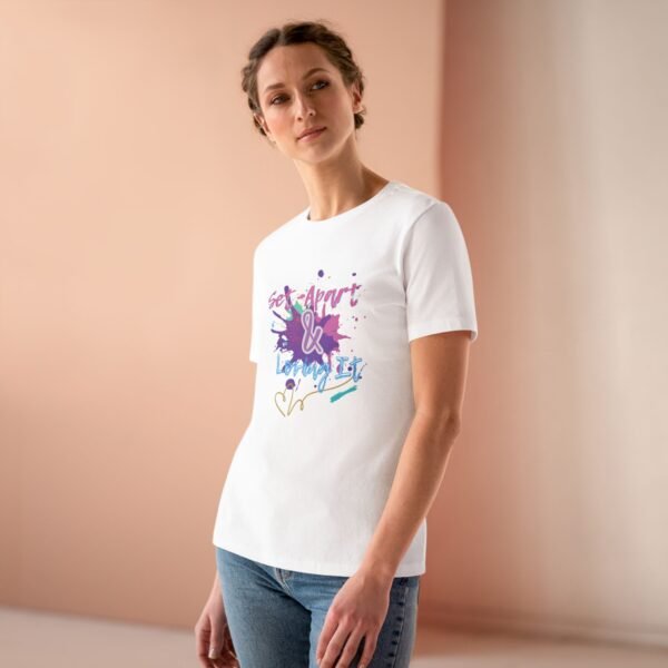 "Set Apart & Loving It" By The Israelite Merchant™ Israelite Faith-Based Streetwear – Modest Set-Apart Tee – 2 Corinthians 6:17, Gift for Her