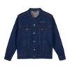 "All Praises to the Most High" Denim Jacket | White Denim & Classic Blue | Unisex | Embroidered | Set-Apart Statement Piece