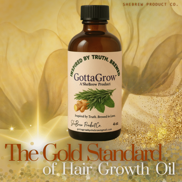 Gold Standard GottaGrow Oil #10 Product Picture Wholesale GottaGrow™ by SheBrew Product Co. Signature Premium Hair Growth Oil (4 oz)