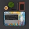 "Life Is Beautiful" Desk Mat — Colorful Inspirational Office Mouse Pad