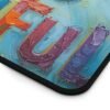 "Life Is Beautiful" Desk Mat — Colorful Inspirational Office Mouse Pad
