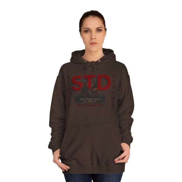 13287604570952952637_2048.jpeg STD Transmitted Hoodie — 'Sexually Transmitted Demons' Graphic Pullover