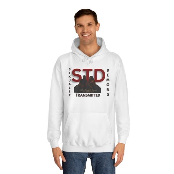14929708757306226450_2048.jpeg STD Transmitted Hoodie — 'Sexually Transmitted Demons' Graphic Pullover