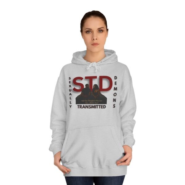 16966266580062905416_2048.jpeg STD Transmitted Hoodie — 'Sexually Transmitted Demons' Graphic Pullover