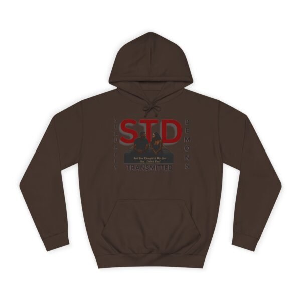 17509507627841303043_2048.jpeg STD Transmitted Hoodie — 'Sexually Transmitted Demons' Graphic Pullover