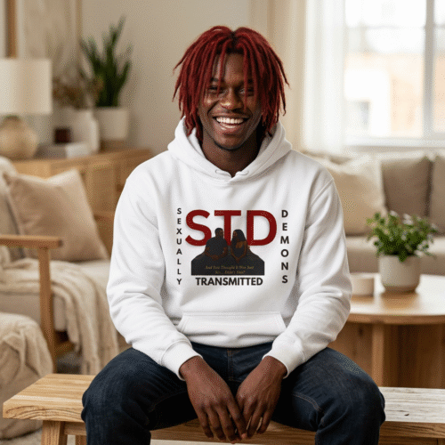 20260815171612-1f198cd0-3c42-6abe-8041-4256df7b6e28.png STD Transmitted Hoodie — 'Sexually Transmitted Demons' Graphic Pullover