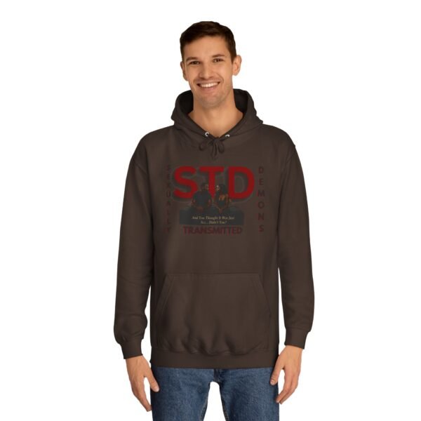 3078890120414236901_2048.jpeg STD Transmitted Hoodie — 'Sexually Transmitted Demons' Graphic Pullover